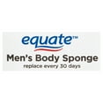 Equate Men's Body Sponge for Everyday Use