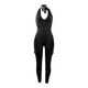 thumbnail image 5 of Body moldeador de moda para mujer, ajustado, de color liso, con cremallera y rayas, mono moldeador, mono de poliéster para mujer, pantalones y blusa, 5 of 5