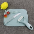 thumbnail image 3 of 3PCS Ceramic Kitchen Set: Fruit/Vegetable Peeler, Knife, Mini Cutting Board, Sharp Safe for Healthy Cooking, Gift for Lovers, 3 of 5