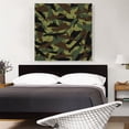 thumbnail image 2 of ARTCANVAS Green Camo Camouflage Navy Battleship Pattern Canvas Art Print - Size: 36" x 36" (1.50" Deep), 2 of 9