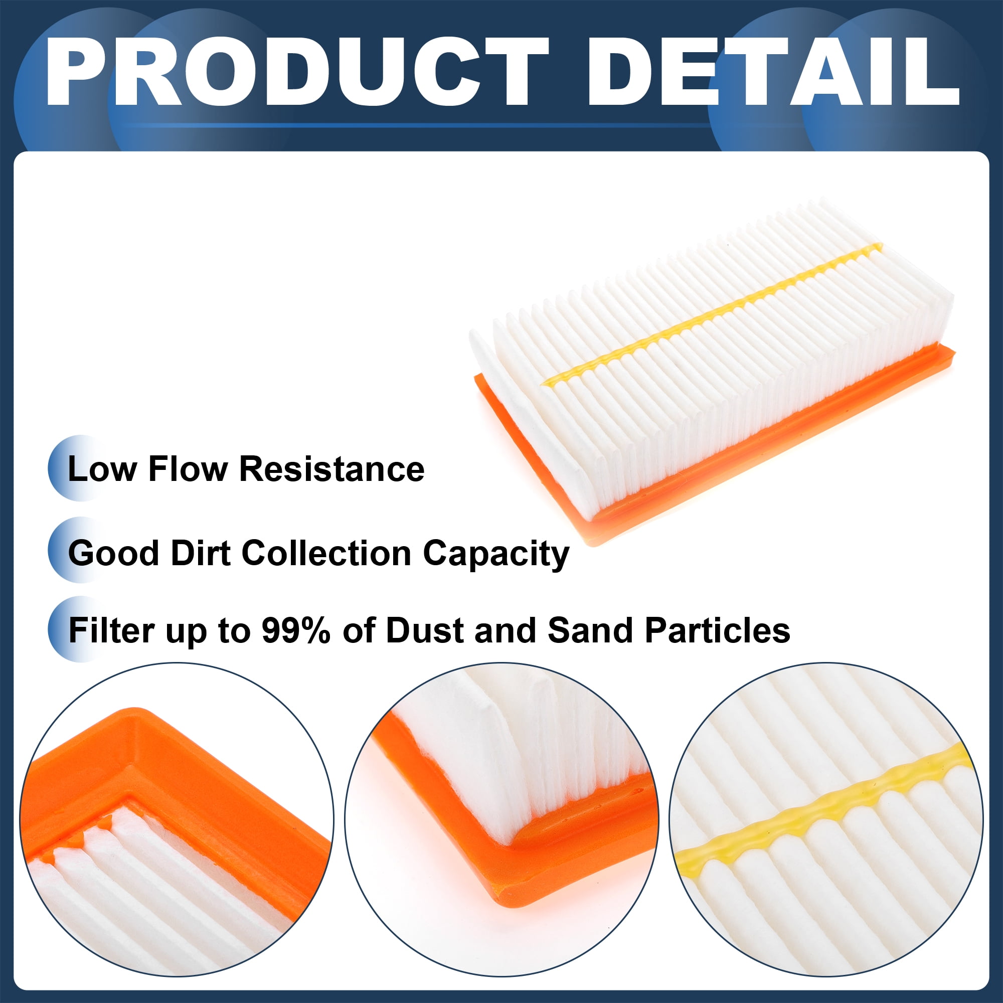 Unique Bargains Cabin Air Filter Element No.28113H9100 for Hyundai Accent 1.6L