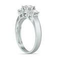 thumbnail image 2 of SZUL Women's 1.50 CTW Three Stone Lab Grown Diamond Ring in 14K White Gold (G-H Color, VS1-VS2 Clarity), 2 of 6
