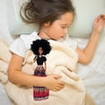 thumbnail image 7 of 12.6" Black Doll Set with Movable Joints, Posable Black Dolls with Traditional Style Outfit, Curly Hair Vinyl Dolls for Birthday Party Christmas Gifts, Home Doll Display, 7 of 7
