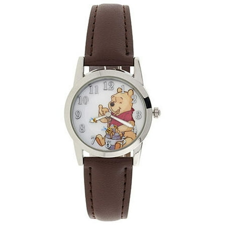 Disney Winnie the Pooh Analog Watch Enjoying Having Honey Easy To Read