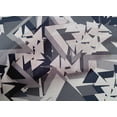 thumbnail image 5 of Tissu de Coton Imprimé Géométrique Triangle 1 Yard 56 Pouces de Large, 5 of 5