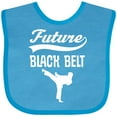 thumbnail image 3 of Inktastic Martial Arts Future Black Belt Karate Boys or Girls Baby Bib, 3 of 4