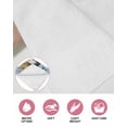 thumbnail image 6 of Easter Eggs Kitchen Dish Towels for Drying Dishes Set of 2, Rabbit Spring Botanical Wildflowers Bunny Blue Waffle Weave Microfiber Hand Tea Bathroom Towels Quick Dry & Absorbent Towel 15.7x23.6, 6 of 7