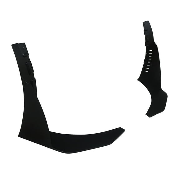 NINTE Front Splitter Extension Winglets for 2014-2019 Chevrolet Corvette C7 Z06 Z07 Matte Black