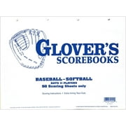 Glover's Scorebook for Baseball and Softball - 50 Scoring Sheets - No Stats - Refill