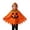 v#22Orange71, variant on Rggeeun Child Cape Cute Pumpkin Pattern Hooded A Line Pointed Hem Relaxed Fit for Halloween Outdoor Play Fashion Capes,Orange,9-12 Months