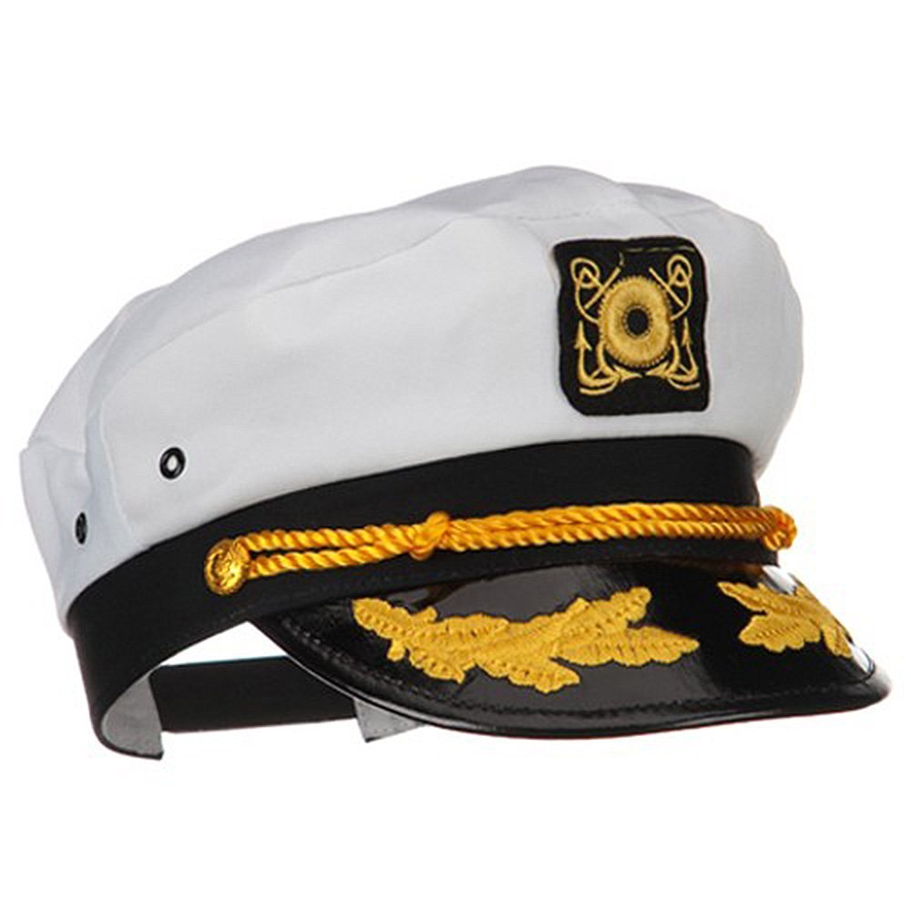 Yacht Captain Hat With Scrambled Eggs 