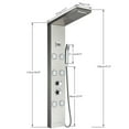 thumbnail image 2 of Senlesen Shower Panel Tower System Rainfall Waterfall Shower Massage Body Jets, 2 of 11