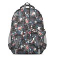 thumbnail image 3 of Rottweiler Dog and Flower Floral Backpack for School,Cute School Bag,Schoolbag with Adjustable Shoulder Straps & Padded Back,16.9 Inch, 3 of 5