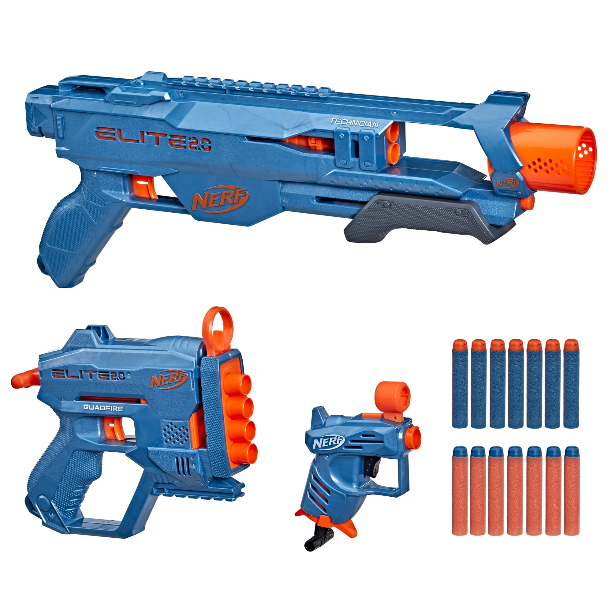 Nerf Elite 2.0 Commander Hand Cannon Boy's Toy Guns Includes 12 Darts Kid's Gift 