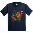 thumbnail image 3 of Inktastic Baseball Player Action Retro Sports Youth T-Shirt, 3 of 5