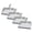 White, variant on Superio Wide Plastic Dustpan with Comb - 16" Wide, Rubber Lip, Broom Handle Clip, White