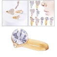 thumbnail image 4 of Charm Crystal Non Piercing Fake Clip en la nariz Cuff Ring Nariz Abrazadera para mujer Ronda de oro Hugo piercings en la nariz, 4 of 9
