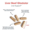 thumbnail image 5 of ARG Liver Beef Natural Glandular - 1000 mg Bovine Liver - Supports Liver Function - Hypoallergenic Formula - 62 Servings - 125 Count, 5 of 7