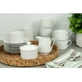 thumbnail image 5 of 10 Strawberry Street Simply White Round 45-Piece Dinnerware Set, 5 of 10