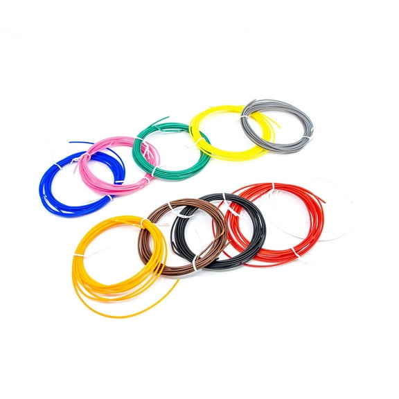 SCRIB3D 3D Printing Pen ABS Plastic Filament Refill Pack (10 assorted colors, 10 feet each)