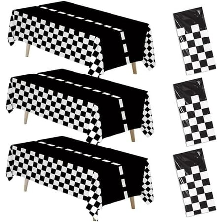 Race Car Boy Birthday Tablecloth – 3pcs Racing Party Table Cover for Kids Birthday Decorations, Disposable Table Cloth for Fast One or Two Fast Theme, 86in x 55in$$Electronics Accessories