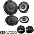 thumbnail image 1 of Kenwood KFC-1666S 600W Max (60W RMS) 6.5" KFC 2-Way Coaxial Car Speakers KFC6966S 6in x 9in Coaxial Speaker /KFC-ST01 1" balanced dome tweeters, 1 of 5