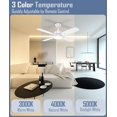 thumbnail image 2 of Ventilador de Techo Glasshell 42" Motor DC Reversible con Control Remoto, 2 of 7