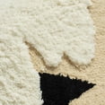 thumbnail image 4 of Alfombra de área que cubre el piso Alfombra elegante y suave de estilo bohemio para la decoración del hogar Camello negro, 4 of 8