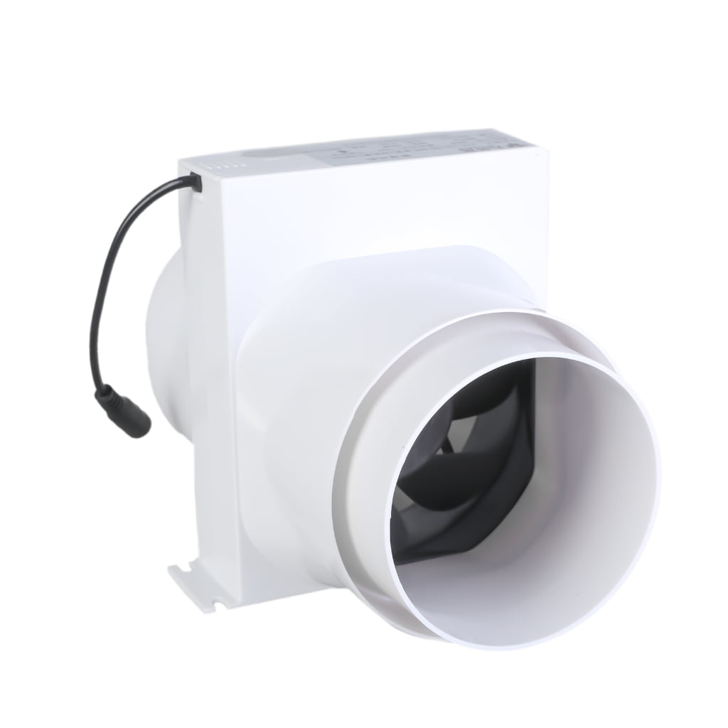 110mm Duct Fan Powerful Inline Extractor Fan 12V Duct Blower Indoor Air Exhaust Boosters For Workshop Basement Tent