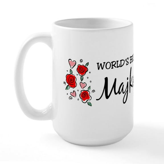 CafePress - WB Mom [Bosnian] Large Mug - 15 oz Ceramic Large White Novelty Mug