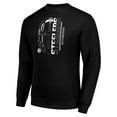 thumbnail image 2 of Men's Starter Black Pittsburgh Steelers Half Helmet Team Graphic Tri-Blend Fleece Pullover Sweatshirt, 2 of 3