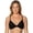 Black Hue, variant on Women's Silky Smooth Demi Unlined Underwire Bra
