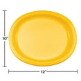 thumbnail image 2 of Club Pack of 96 School Bus Yellow Disposable Paper Party Banquet Dinner Plates 12", 2 of 2