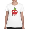thumbnail image 1 of Silly Heart T-Shirt Women -Engin Selcuk Designs, Female Small, 1 of 4