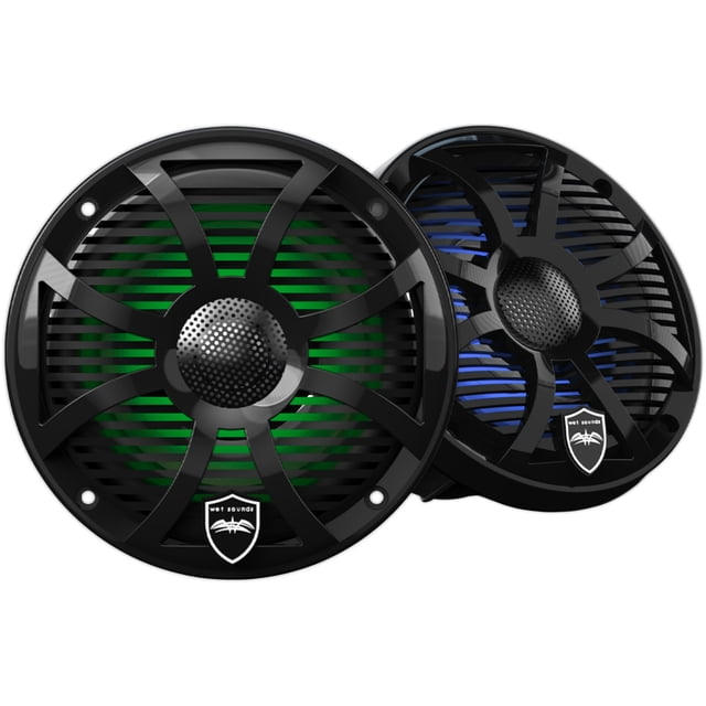 Bocinas Coaxiales Marinas Wet Sounds REVO 6 SW-B 200 Watts 6.5 Pulgadas 4 Ohms Color Negro Wet Sounds REVO6SWB