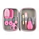 thumbnail image 1 of set de manicura Kit de aseo portátil para bebés Juego de cuidado de seguridad para bebés Cortaúñas Lima de uñas Cepillo Peine Aspirador nasal Tijeras Termómetro electrónico Cepillo de dientes para ded Tomshoo set de manicura, 1 of 7
