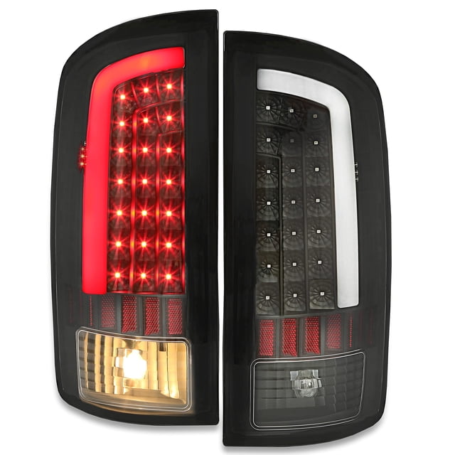 Ensamblaje de Luces Traseras LED HECASA Compatible con Dodge Ram 2002-2006