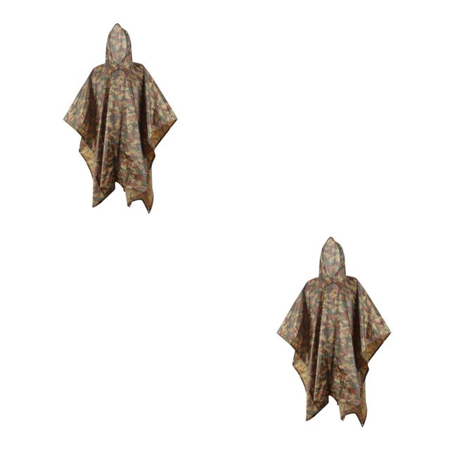 Capa de lluvia impermeable Toystoory para acampar Poncho actividades al aire libre