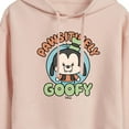 thumbnail image 3 of Disney - Pawsitively Goofy - Juniors Cropped Pullover Hoodie, 3 of 5