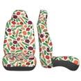 thumbnail image 3 of Fuzoiu Vegetables Print Seat Covers Set, Car Seat Covers Front Seats, Car Seat Protector, Car Seat Cushion, Seat Covers Carseat Cover Universal Fit for Most Cars, 3 of 7
