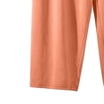 thumbnail image 4 of Samdudou Womens Capri Pants High Waisted Cropped Trousers Wide Band Flowy Lounge Bottoms Casual Athletic Yoga Activewear Stretchy Workout Daily Wear for Gym Training, 4 of 5
