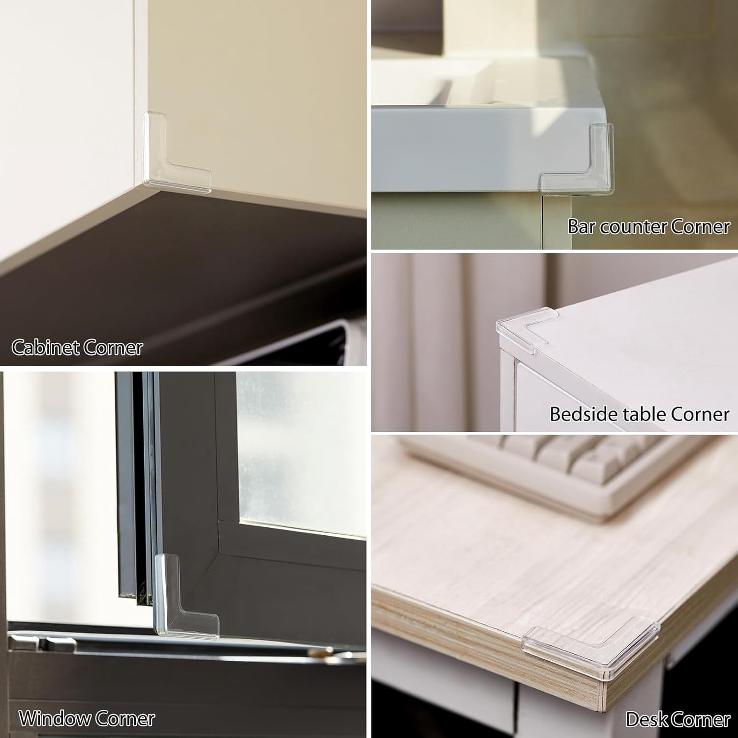 8pcs, Corner Protectors, Table Corner Protectors to Cover Sharp Furniture, Corner Guards Bumpers to Keep Our Family Safe, Anti-Collision, Suitable for Table Corner Cabinet Corner Window Corner