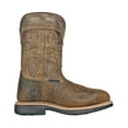 thumbnail image 2 of HOSS Men’s Composite Toe Waterproof Pull-On Work Boot Slip Resistant EH Brisbee Distressed Brown, 2 of 7