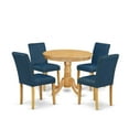 thumbnail image 2 of East West Furniture Dining Room Set Oak, ANAB5-OAK-55, 2 of 6