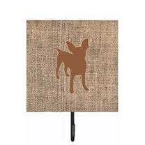 Carolines Treasures BB1108-BL-BN-SH4 Chihuahua Burlap and Brown Leash Or Key Holder