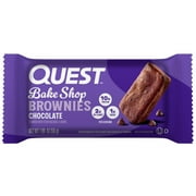 Quest Bake Shop Brownies, Chocolate Flavor, 10g Protein, 4 Count