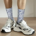 thumbnail image 6 of Lsque sea animals Printed Men's Crew Socks, Soft Durable Breathable Moisture-Wicking with Odor Control Cotton socks, 6 of 6