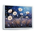 thumbnail image 2 of Designart "Cascading Blue Cornflowers II" Floral Floater Framed Canvas Print, 2 of 7