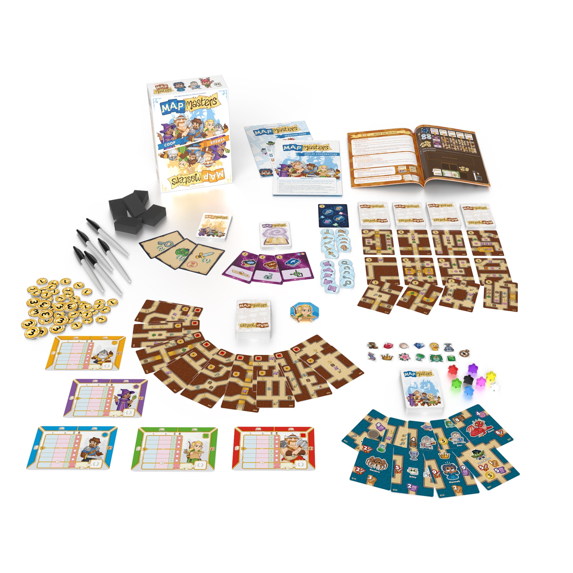 Map Masters Family Board Game for Ages 10+, from Asmodee