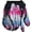 Blue+Pink, variant on Colorful Gradient Butterfly Petal Skirt, Flower Shaped Dance Party Cover-Up, Blue+Pink 30x40cm